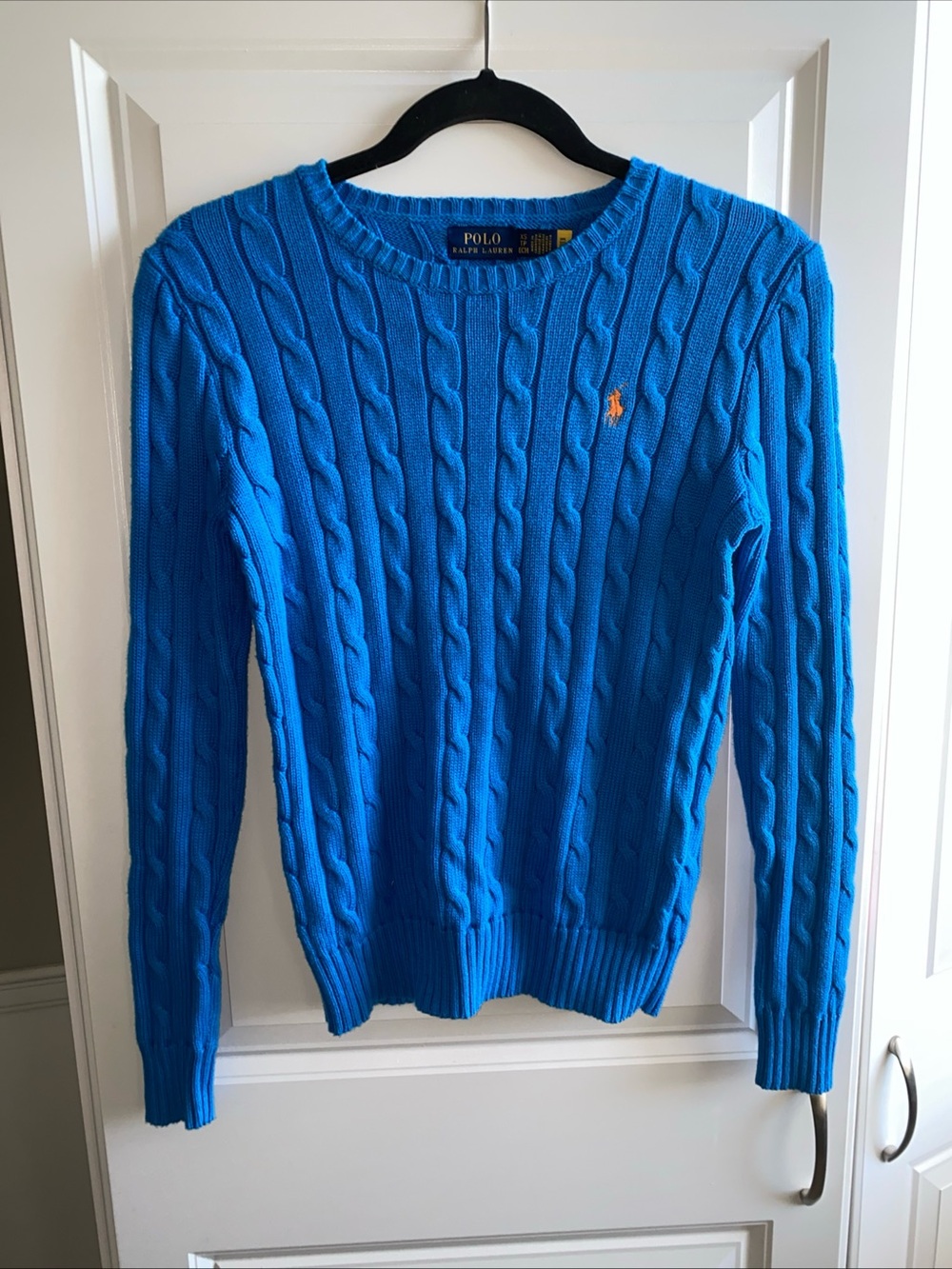 Polo Ralph Lauren cable knit Sweater Women’s XS Blue